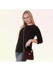 Toscanto Leder Umhängetasche Toscanto Tasche bordeauxrot ca. 19cm