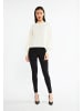 faina Damen Strickpullover in Wollweiss
