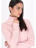 myMo ROCKS Damen Fleecepullover in Hellpink