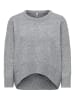 ONLY Strickpullover in Medium Grey Melange