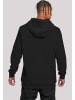 F4NT4STIC Hoodie The Rolling Stones Plastered Tongue Washed in schwarz