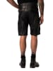 JP1880 Lederhose in schwarz