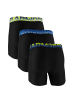 Under Armour Boxershort 3er Pack in Schwarz/Blau/Gelb