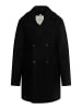 DreiMaster Herren Übergangsmantel In Wolloptik in Schwarz