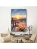 MuchoWow Leinwand bilder Sonnenuntergang Strand (BxH)