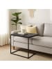 relaxdays Beistelltisch in Schwarz - (B)55 x (H)60 x (T)35 cm