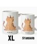 Mr. & Mrs. Panda Riesenkaffeetasse Einhorn Katze ohne Spruch in Weiß
