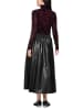 MARC CAIN COLLECTIONS Kunstlederrock in schwarz