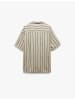 KOTON SHIRTS SS in Braun Gestreift