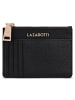 Lazarotti Bologna Leather Schlüsseletui Leder 11,5 cm mit Air Tag Fach in black