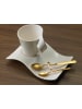 Villeroy & Boch 6er Set Espresso-/Mokkalöffel vergoldet NewWave Caffè Spoon 12 cm gold in gold