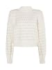 faina Damen Strickpullover in Wollweiss