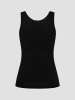 Erlich Textil  Tanktop LIGHT TOUCH TANKTOP in schwarz