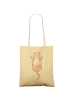 Mr. & Mrs. Panda Tasche Katze Umarmen ohne Spruch in Gelb Pastell