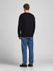 Jack & Jones Basic Sweater Sweatshirt Pullover JJEBRADLEY in Schwarz