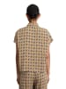 Marc O'Polo Gemusterte Bluse regular in Medium Beige