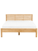 Beliani 3-tlg Doppelbett CARNAC in Braun
