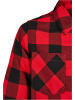 Urban Classics Urban Classics Herren Boys Checked Flanell Shirt in black/red