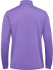 Hummel Trainingsjacke "Hmlauthentic Half Zip Sweat" in Lila