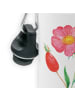 Mr. & Mrs. Panda Kindertrinkflasche Blume HageRundunge ohne Spruch in Weiß