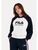 SMILODOX SMILODOX x FILA Hoodie Ardea in Dunkelblau/Weiß