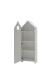 58 aufm Kessel REGALSCHRANK Kania 58x37x171 MDF+Holzwerkstoff Weiß