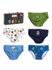 Marvel Heroes Unterhosen Kinder 5er Pack Slips Single Jersey 6/8 Jahre