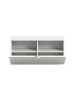 ebuy24 Schuhschrank ProjektX Weiß 92 x 37 cm