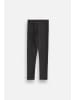Coccodrillo Gefütterte Leggings mit langem Bein in schwarz