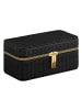 SONGMICS HOME Uhrenbox Bridie in Schwarz - (B)20 x (H)9 x (T)10 cm