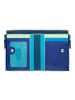MYWALIT Geldbörse RFID Schutz Leder 9 cm  seascape