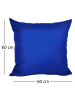 JACK 1x Outdoor Kissenhülle 60x60cm Uni in Blau