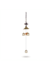 relaxdays 2 x Windspiel in Gold/ Schwarz