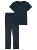 Marc O´Polo Bodywear Schlafanzug Cotton in Dunkelblau