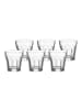 LEONARDO 6er Set Whiskygläser Rock 265 ml in transparent