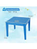 COSTWAY Spieltisch in Blau