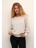 Kaffe Strickpullover KAregina Loose fit in Sand Dollar