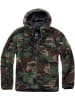 Brandit Fleecejacke/Fleecepullover "Teddyfleece Worker Jacket" in Camouflage