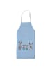 Mr. & Mrs. Panda Kellnerschürze Koala Familie zwei ohne Spruch in Blau Pastell