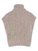 Noisy may Noisy may NMMARL S/L ROLL NECK KNIT VEST DD in light grey melange