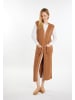 usha WHITE LABEL Damen Strickweste in Kamel
