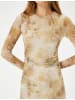KOTON Kleid in Beige Gemustert