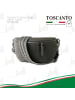 Toscanto Leder Gürteltasche Toscanto Tasche grau, mehrfarbig ca. 25cm