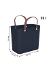 Rotho Albula Einkaufskorb 25l, Kunststoff (PP recycelt) in Midnight blau