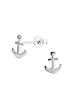 Alexander York Ohrstecker ANKER in 925 Sterling Silber, 2-tlg. in silver