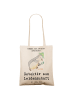 Mr. & Mrs. Panda Tragetasche Detektiv Leidenschaft mit Spruch in Creme