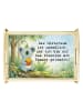 Mr. & Mrs. Panda Tablett Koala Pommes Design mit Spruch in Weiß