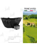Toscanto Leder Gürteltasche Toscanto Tasche schwarz ca. 37cm