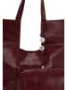 usha WHITE LABEL Women 2-In-1 Tote Bag Set in Burgundy