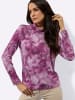 creation L Druck-Shirt in malve-dunkelblau-bedruckt